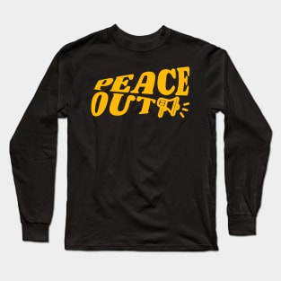 Peace Out - Groovy Peace Long Sleeve T-Shirt